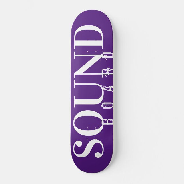 Skate Placa de CONSELHO SOM (Frente)