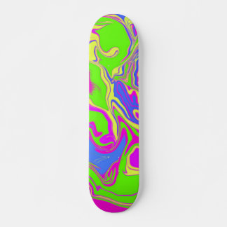 Skate Placa de Derramar Neon Oil