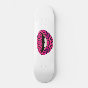 Skate Placa de Lábios Rosa
