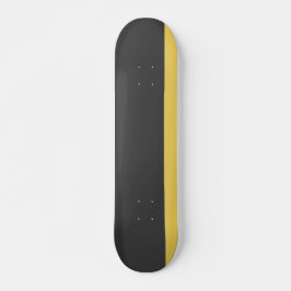 Skate Placa de Longo Amarelo Grafita