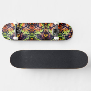 Skate Placa de proteção contra incêndios neon-Limão