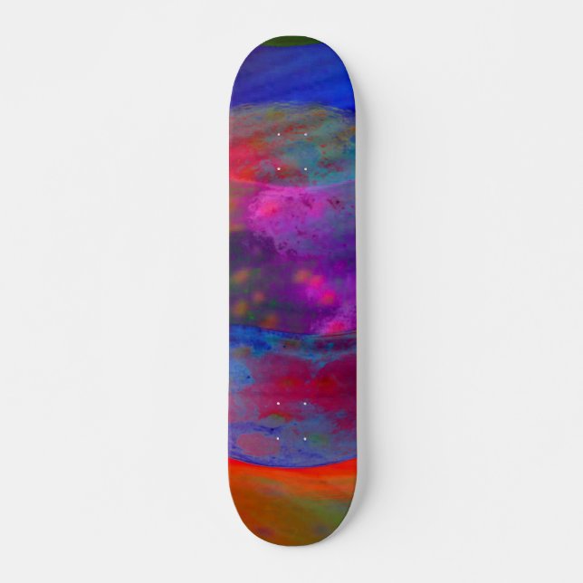 Skate Placa inicial de cores (Frente)