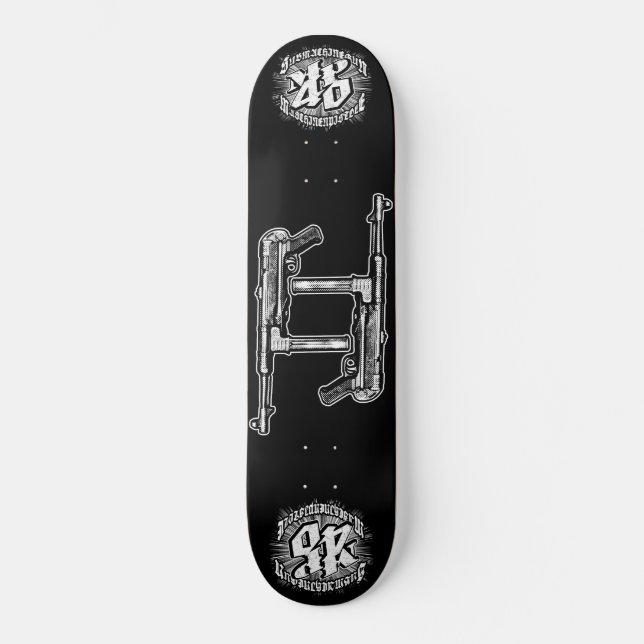 Skate Placa técnica MP 40 8 1/8" (Frente)