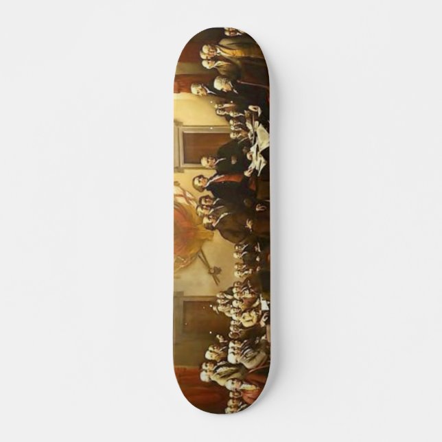 Skate Placas técnicas com declaração de independência (Frente)