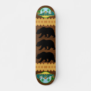 Skate Placas técnicas do California Bear Edition