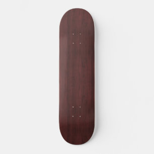 Skate plana à roulette bois acajou foncé