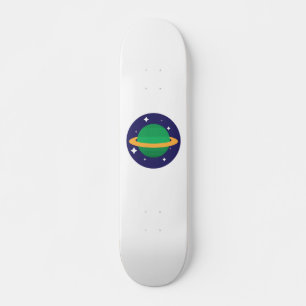 Skate planeta no espaço