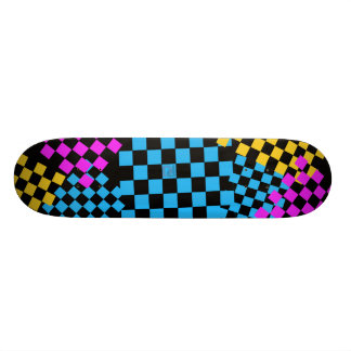 Skate plataforma checkered colured
