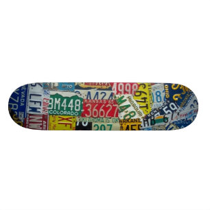 Skate plataforma da matrícula