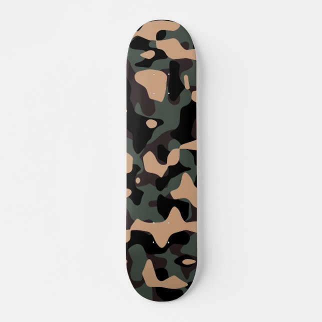 Skate Plataforma de Camo da floresta (Frente)
