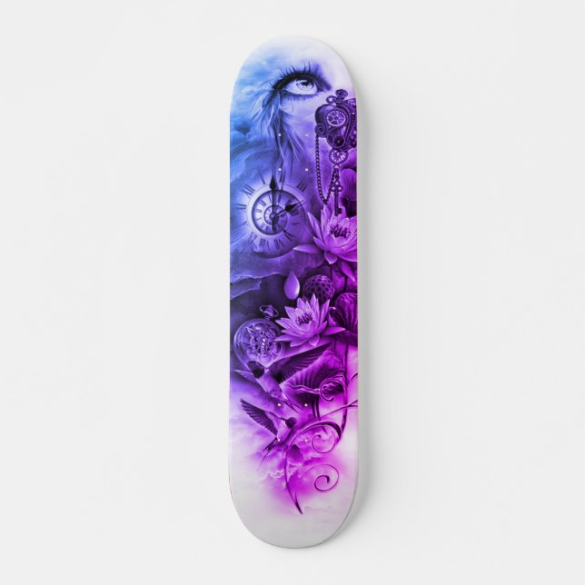 Skate Plataforma do anjo de Steampunk (Frente)