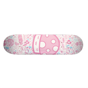 Skate plataforma do kawaii