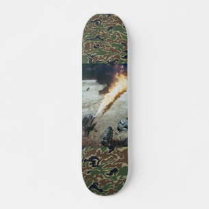 Skate plataforma do lança-chamas da guerra mundial 2