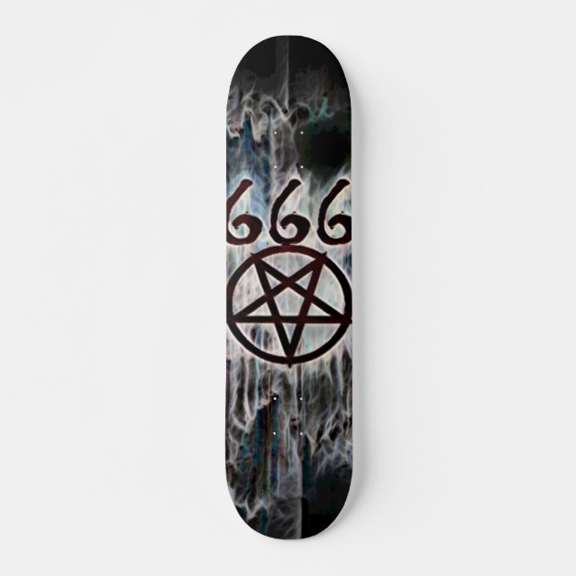 Skate Plataforma do Popsicle do fumo de Luciferian (Frente)