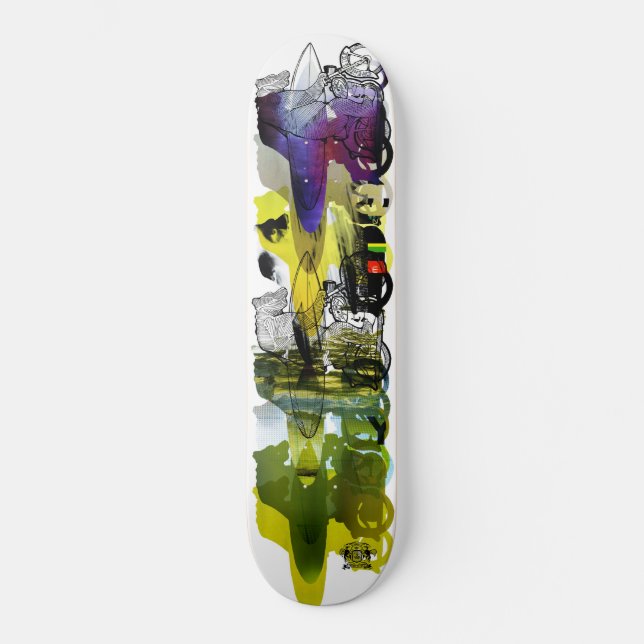 Skate PLATAFORMA do URSO do SURF de CRE8orDIE (Frente)