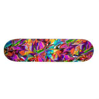 Skate Plataforma multicolorido psicadélico Trippy do