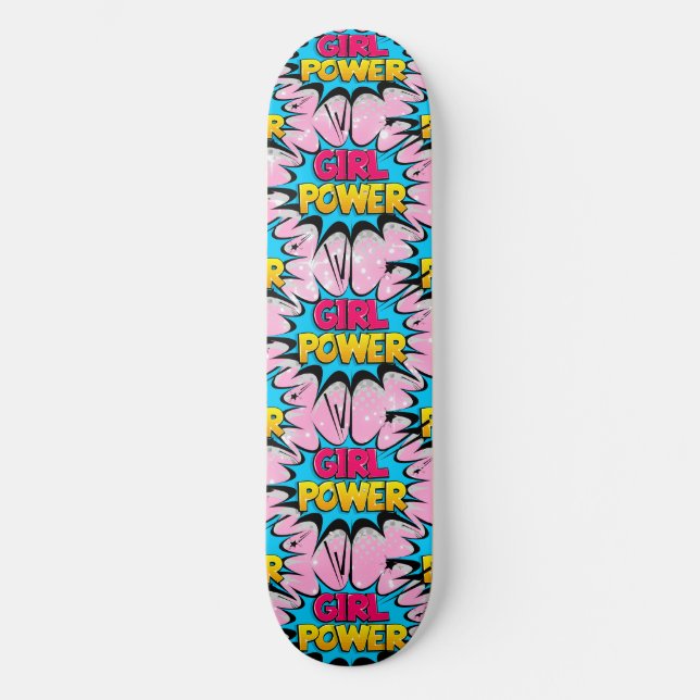 Skate Poder da Menina (Frente)