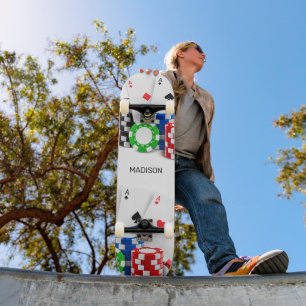 Skate Poker / Casino de Nome Personalizado