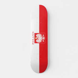Skate Polônia Eagle Red Shield