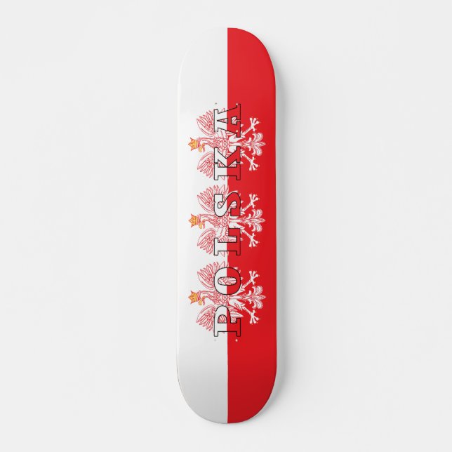 Skate Polska Flag Red Eagles (Frente)