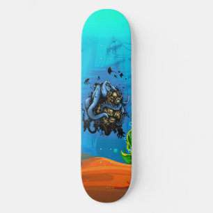 Skate Polvo de Mar Profundo Sem Sorte Vida no Oceano