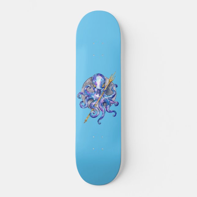 Skate Polvo Roxo com Tridente (Frente)