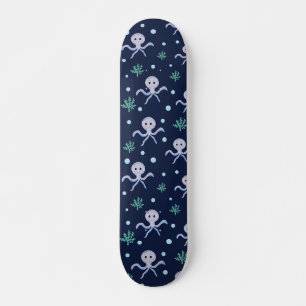 Skate Polvo sob o padrão infantil marinho