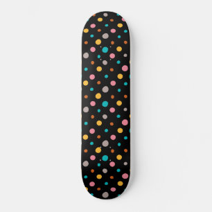 Skate Pontos de Aquarela Multicoloridos 2