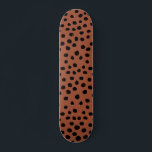 Skate Pontos Impressos do Leopardo Rust Terracotta Cheet<br><div class="desc">Impressão animal - Manchas de impressão-leopardo - tons sujos - marrom / ferrugem.</div>