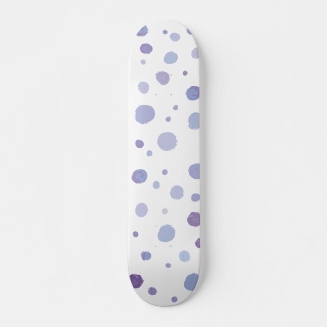 Skate pontos pintados à mão (Frente)