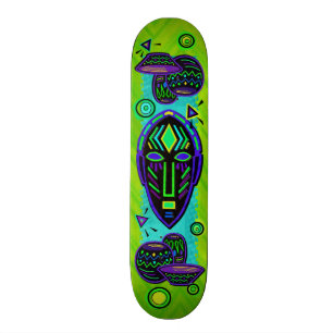 Skate Pop art do africano do produto manufacturado