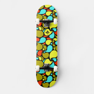 Skate Pop Art Paisley Monograma