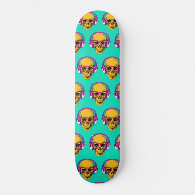 skate - Pop Art Skull (Frente)