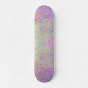 Skate Pop de Abstrato de Tinta Colorida de Pastel