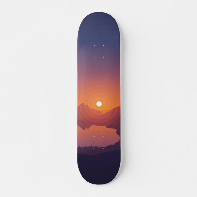 Skate Por do sol (Frente)