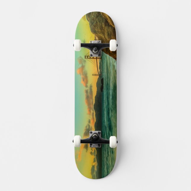 Skate Por do sol na praia do padeiro (Frente)