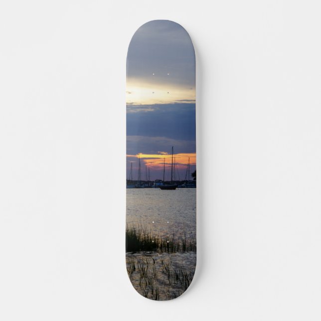 Skate Pôr do sol no Folly Harbor (Frente)