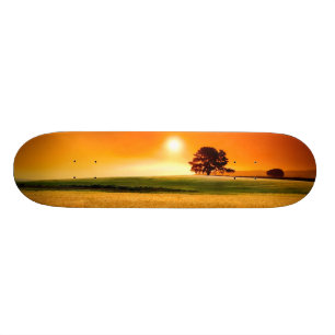 Skate Por do sol vermelho-sangue