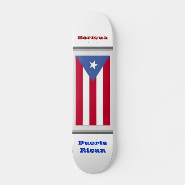 Skate Porto-riquenho - Boricua (Frente)