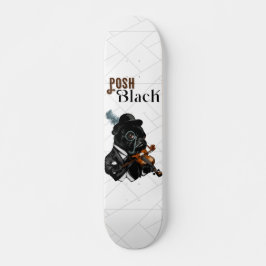 Skate Posh Black Frenchie Bulldog