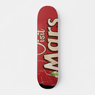 Skate Poster das viagens vintage de Marte