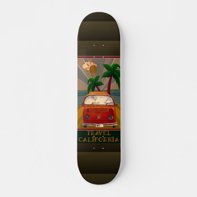 Skate Poster:Viagem na Califórnia (Frente)