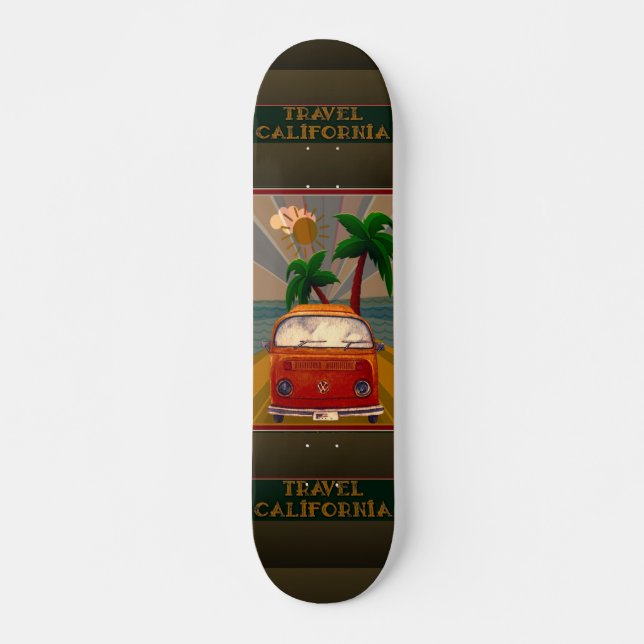 Skate Poster:Viagem na Califórnia (Frente)