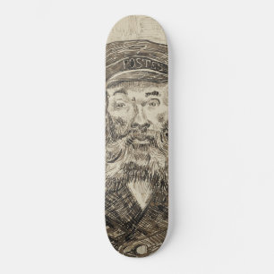 Skate Postman Joseph Roulin (Sepia Sketch) (por van Gogh