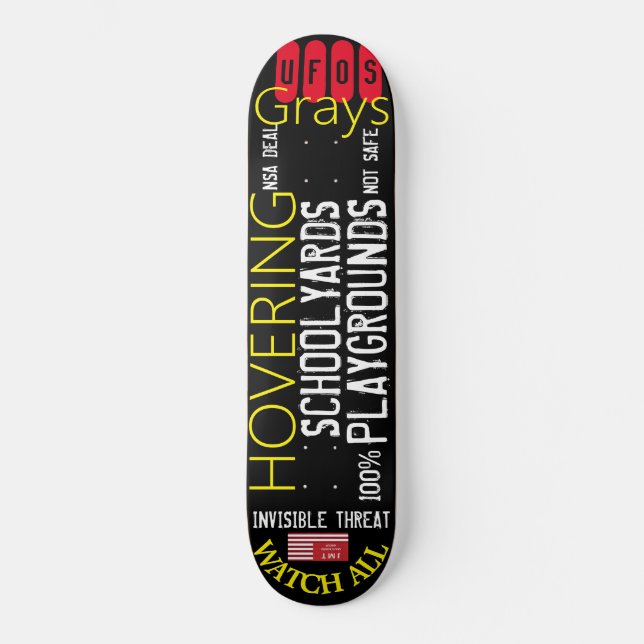 SKATE PRANCHA DE HOVERING  GRAYS OVNI (Frente)