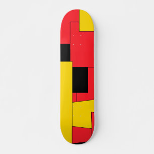 Skate Prazer Geométrico em Cores Brilhantes