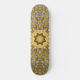 Skate Precioso de metal Dourado Silver Vintoscópio Calei