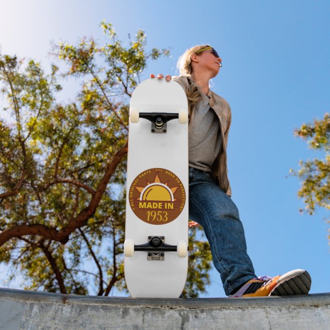Skate PRESENTE DE aniversário engraçado FEITO EM 1953 (Ao ar livre 1)