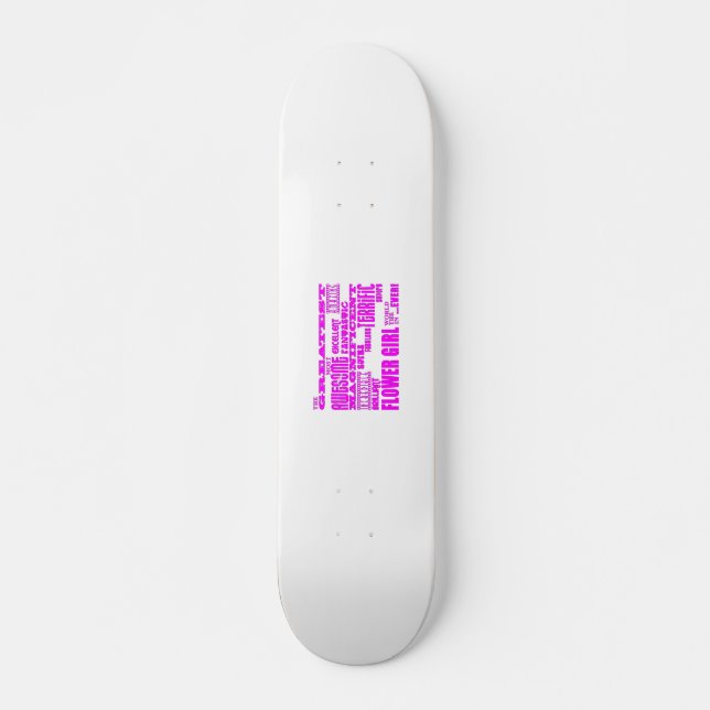 Skate Presentes Divertidos para Meninas Flores : Raparig (Frente)