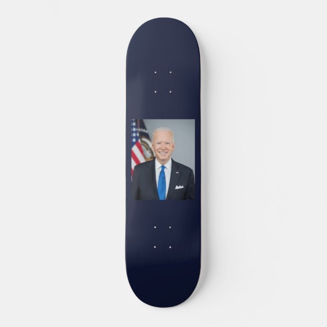 Skate Presidente Joe Biden White House Retrato (Frente)